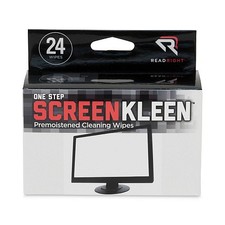 Read Right OneStep Screen Cleaner, 5 x 5, Unscented, 24/Box RR1209 READ/RIGHT picture