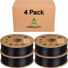 Creality Hyper ABS 1.75mm 3D Printer Filament 4 Pack Black 1kg/Spool High Speed picture