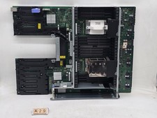 IBM 00VK586 Power8 System Backplane Board w/ CPU Heatsinks & PCIe Riser picture