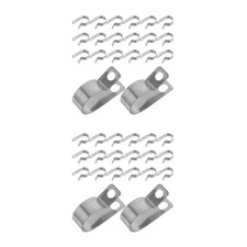 60 pcs Stainless Steel Cable Clamp, 3/4