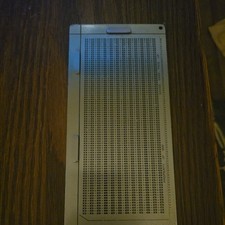 Vintage IBM Metal Computer Punch Card Registration Check Gauge Plate Made in US picture