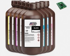 PREMIUM COMPATIBLE UV CURE INK FOR MIMAKI  LUS 120  (1 LITER) + CHIP picture