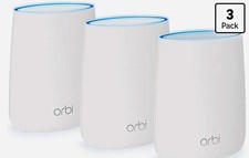 NETGEAR Orbi AC3000 (RBK53) Tri-Band Mesh WiFi Router System 3-Pack White picture