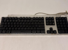 Vintage (2000) Apple Macintosh M7803 USB Pro Keyboard Black/Silver  With Wired picture
