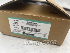 New (PACK OF 50) Panduit NetKey NK688MBU Cat6 Keystone Jack Module Blue picture