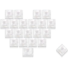 21 PCS XVX Blank Crystal Transparent Keycaps Clear Glitter Custom Profile picture