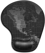 Ergonomic Mouse Pad with Gel Wrist Support, Non-Slip Base, 8.7 x 7.2 Inches picture