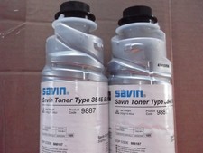 LOT OF 2 Savin Type 3545 888187 Black Toner Cartridge picture