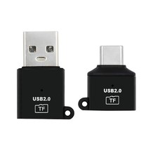 CY USB-C OTG Adapter Type-C Host to TF Micro-SD T-Flash Card Reader & Type-A picture
