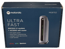 Motorola MG8702 DOCSIS 3.1 Cable Modem + Wireless AC3200 Wi-Fi Router picture
