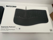 Incase Ergonomic Wired USB Keyboard French QWERTY Wrist Rest Numeric Keypad picture