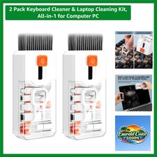 Upgrade Your Clean - 2-Pack Keyboard & Laptop Cleaner with Multi-Use Accessories picture