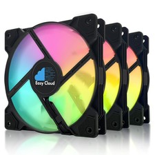 120mm ARGB Fans 4PIN PWM Computer Case Cooler Up to 1600 RPM CPU Quiet Hydrau... picture