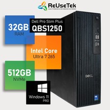 Dell Pro Slim Plus QBS1250 SFF Core Ultra 7 265 32GB RAM 512GB NVMe Win 11 Pro picture