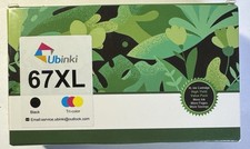 Ubinki 67XL Replacement Ink Cartridges Tri Color Only picture