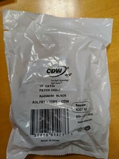 (5 Pack) CDW Cat. 5e Patch Cable - Rj-45 Male 10ft Black -a3l78110blk-cdw.  picture