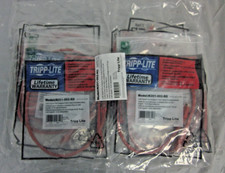 LOT OF 10 Tripp Lite Cat.6 Utp Patch Cable - 10 X Rj-45 Male 2ft Red -N201002RD- picture