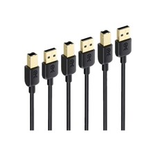 Cable Matters 3-Pack USB Printer Cable - 10Ft, USB a to B Cable, Compatible with picture
