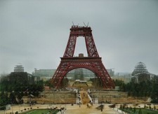 Landscape architecture building eiffel tower paris Custom Gaming Mat Desk picture