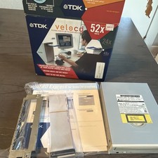 TDK VeloCD Internal 52x CD Burner Rewrite Drive Rewritable Model 5200B - FullKit picture