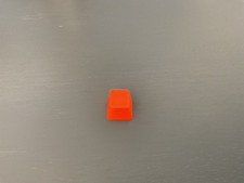 3d printed keycaps, printed in bright orange, pack of 18, printed and not used picture