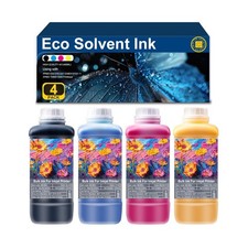 4 * 1000ML Eco Solvent Ink for Wide Format Grand Format Printers Replacement ... picture