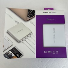 NEW Hyper Juice 80W USB-C Charger with 4 3.0 USB Ports picture