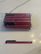 Universal Portable Stylus Pen Touch Pencil Smooth Writing Tool Metallic Pink picture