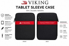 VIKING Tablet Sleeve Case 8x10x1 Inch Protective Zipper Carrying Pouch for iPad  picture