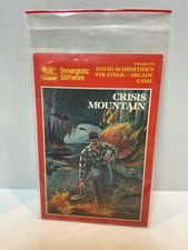 ✅vintage Apple II Arcade Game Crisis Mountain Synergistic  Software picture