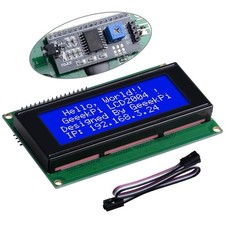 IIC I2C TWI Serial LCD 2004 20x4 Display Module with I2C Interface Adapter Bl... picture