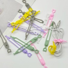 30Pcs Data Cable Organizer Silicone Cable Management Clips, Cute Cord Organizer picture