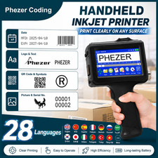 P19 12.7mm Black Handheld Inkjet Printer, Portable Label Maker for QR Bar Batch  picture