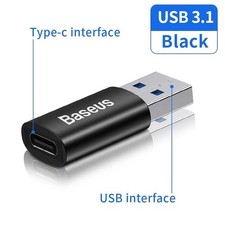  Baseus USB OTG Data Transfer Adapter Type C Female to USB Male Converter Fast C picture