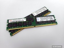 IBM Memory 4GB RAM Kit 2x2GB PC3200 CL3 ECC 39M5806 / 73P3235, BULK picture