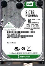 WD20NMVW-59AV3S2 S/N: WXG1E DCM: EHMTJHKB WESTERN DIGITAL 2TB THAILAND NOV 2014 picture