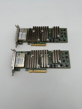 LOT OF 2 - Dell 01V1W2  & 0TFJRW LSI 9206-16E Quad-Port External SAS Card picture