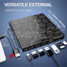 USB 3.0 Slim External CD DVD Drive Disc Player Burner Writer For Laptop PC Mac picture