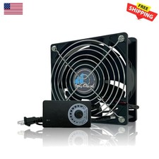 Durable 120mm Axial Fan with Speed Controller - Perfect for PC and Consoles picture