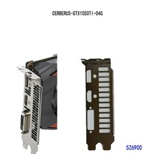 New FOR ASUS CERBERUS-GTX1050TI-O4G Graphics Card IO BackPlate I/O SHIELD Panel picture