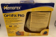 Memorex OptiFix Pro Motorized CD DVD Video Game Disc Repair Cleaner Open Box picture