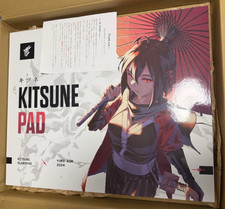 WALLHACK SKYPAD YUKI AIM 2024 Model KITSUNE Glass Mouse Pad Large JAPAN USED picture