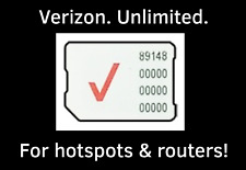 Verizon UNLIMITED Data Hotspot Router 5G & 4G LTE SIM Plan Home RV Internet $99 picture