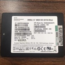 400GB SamSung SM865a SSD SATA MLC EK000400GWEPE MZ7KM400HMHQ-000H3 MZ-7KM400N picture