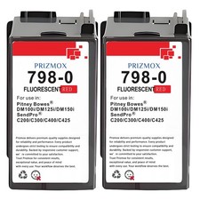 SL-798-0 Ink for Pitney Bowes SL-798-0 Red Ink Cartridge 2-Pack picture