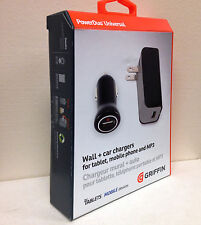 Griffin PowerDuo Universal Wall/Car Fast/Quick Charger for iPad/iPhone/Samsung picture