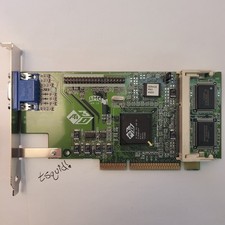 ATI 3D Rage Pro 4MB (8MB Max) AGP Video Card 109-43200-10 215R3BUA22 Vintage GPU picture