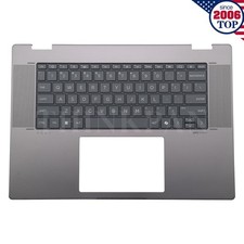 New Silver/Gray Palmrest Backlit Keyboard For HP ENVY X360 16-AC / 16-AD US picture