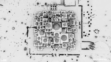 Landscape monochrome abstract aerial view architecture Custom Gaming Mat Desk picture