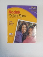 Kodak Picture Photo Paper Soft Gloss Letter Size 50 sheet pack - New, Sealed picture
